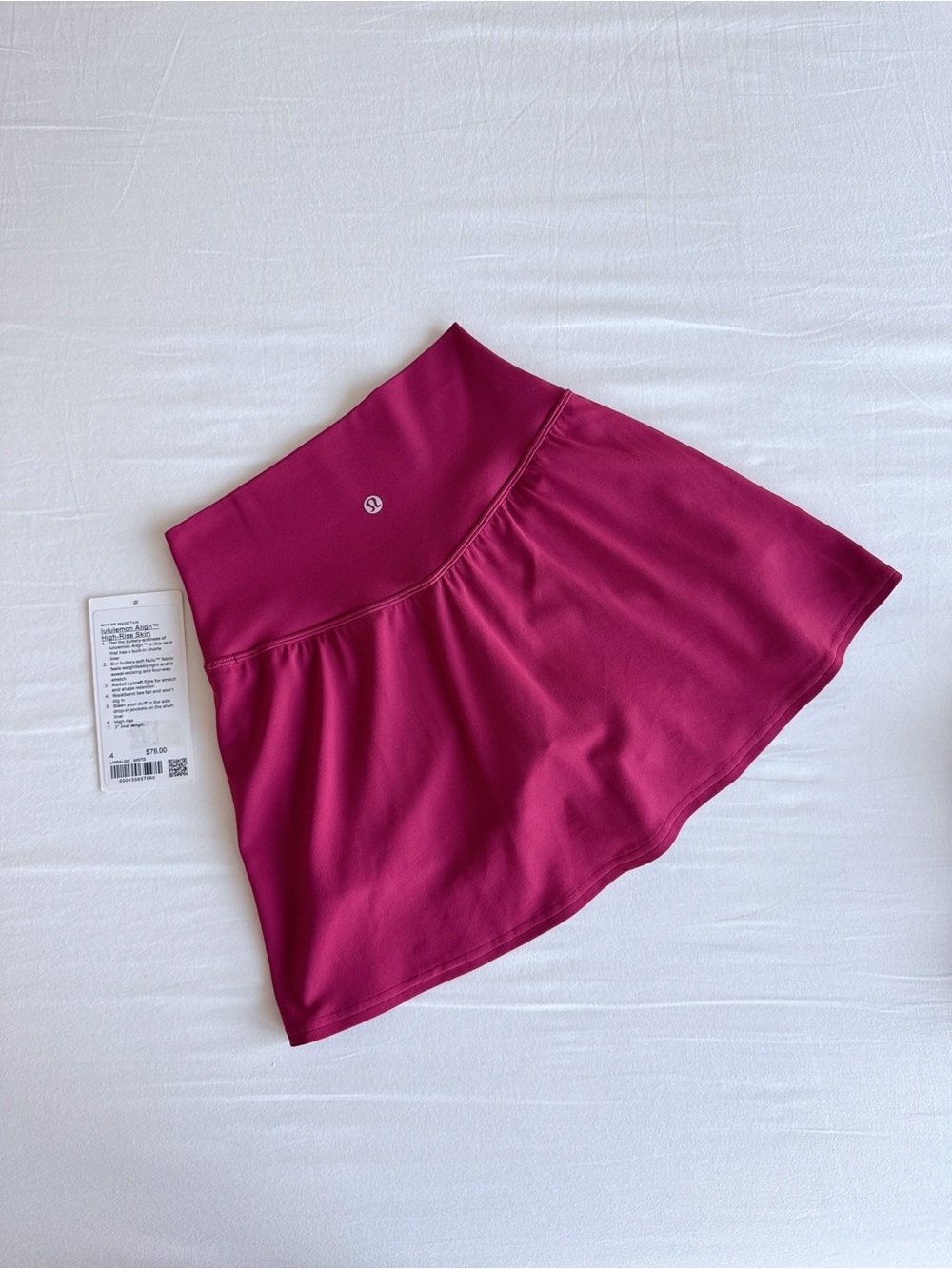 lululemon Align™ High-Rise Skirt Magenta Smoke Size 4 NWOT